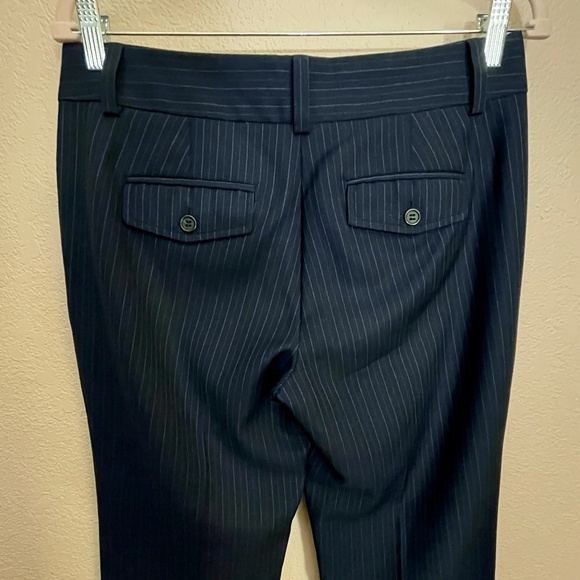 J. Crew Women's Size 4 Navy Pinstripe Favorite Fit Trousers Dress Pants - Picture 11 of 11